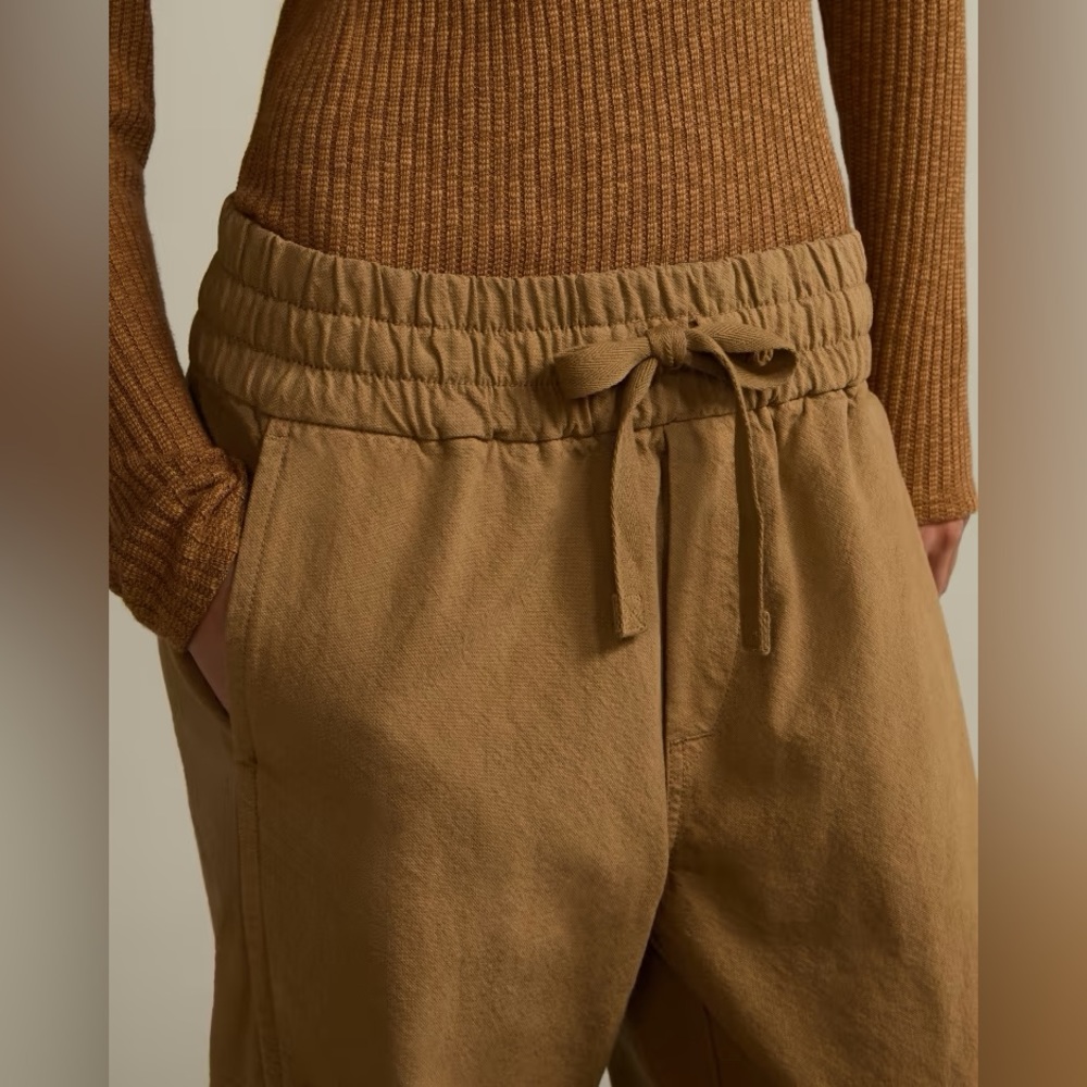NEW Everlane Womens The Canvas Organic Cotton Pull On Pant Black Size S - Picture 13 of 16